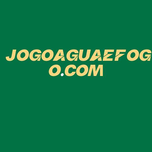 Logo da JOGOAGUAEFOGO